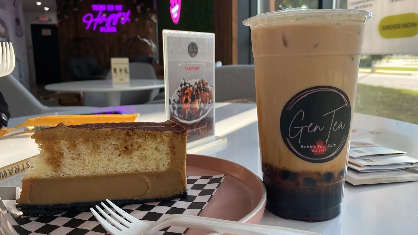 Halo Halo Filipino dessert at Gentea Bubble Tea Cafe in Leduc, AB