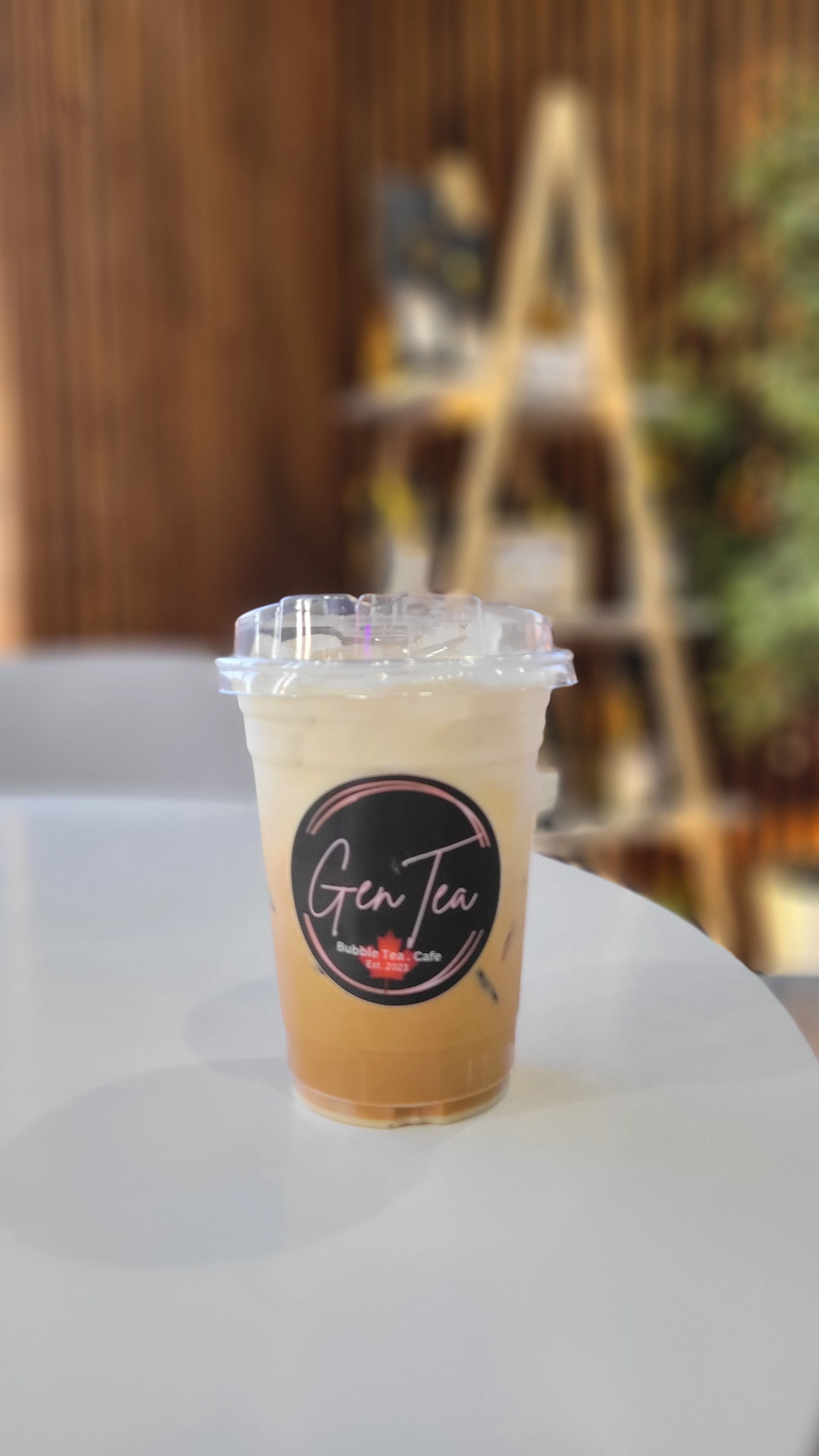 Specialty coffee blends at Gentea Bubble Tea Cafe in Leduc, AB
