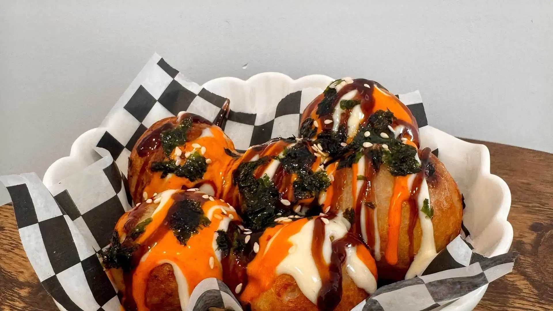 Delicious Takoyaki at Gentea Bubble Tea Cafe in Leduc, AB